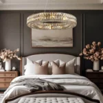 Creating a Luxury Ambiance in the Bedroom with a Drum Crystal Chandelier