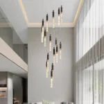 Large Foyer Chandelier Design for Double-Height High Ceilings