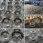 High quality k9 crystal beaded components for luxury jewelry inspired chandelier production