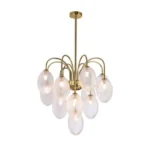 Sputnik Chandelier Ceiling Plate Details and Hardware
