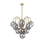 Sputnik Chandelier Dimensions and Measurements Drawing